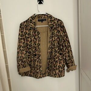 Veronica Beard leopard/camo jacket